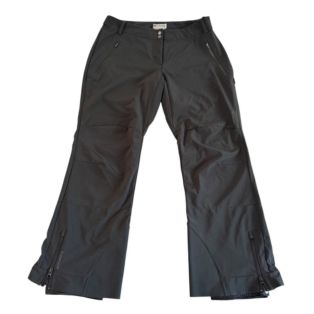 Columbia XL 38x32 Black Titanium Omni-Tech SL8267 Women's Ski Snowboard Pants